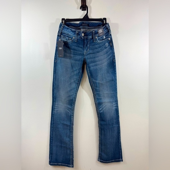 Silver Jeans Co. Women's Tuesday Low Rise Slim Bootcut Jeans | Size 28”x33”| NWT - Picture 1 of 11